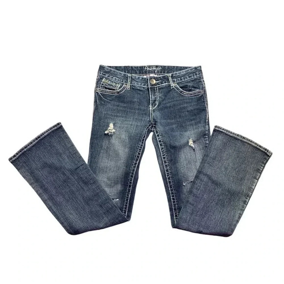 Amethyst Jeans Denim - Amethyst flare jeans
